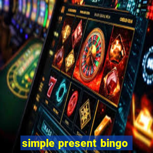 simple present bingo