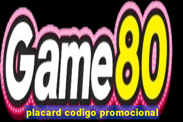 placard codigo promocional