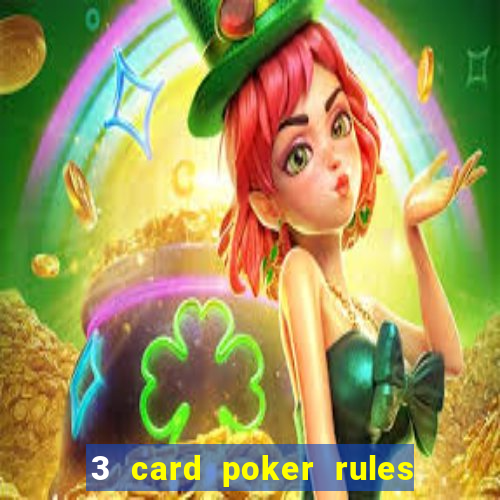 3 card poker rules in casino