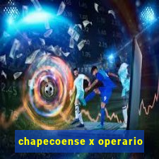 chapecoense x operario