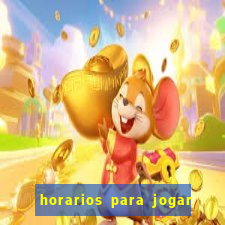 horarios para jogar no fortune rabbit