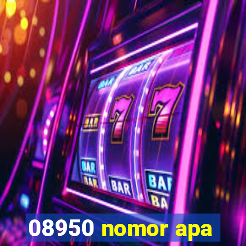 08950 nomor apa