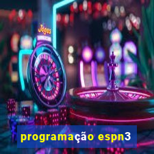 programação espn3