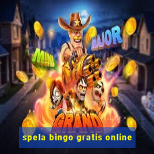 spela bingo gratis online