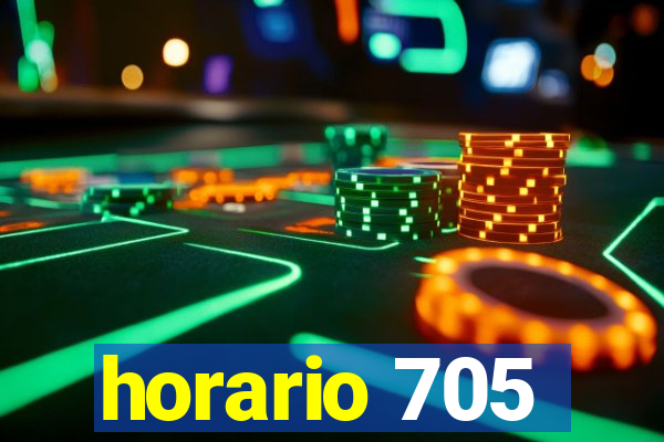 horario 705