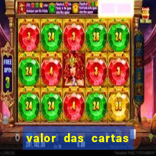 valor das cartas no 21