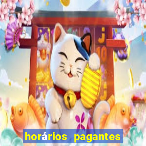 horários pagantes pg soft