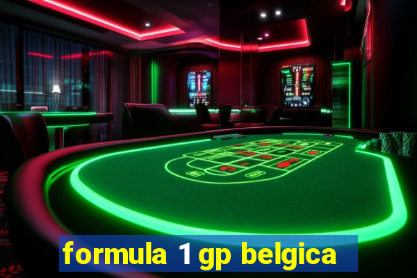 formula 1 gp belgica