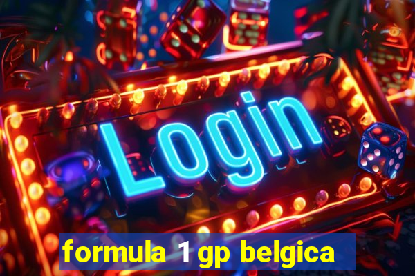 formula 1 gp belgica