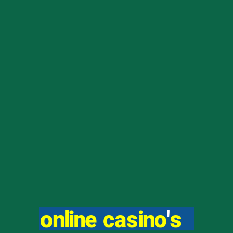 online casino's