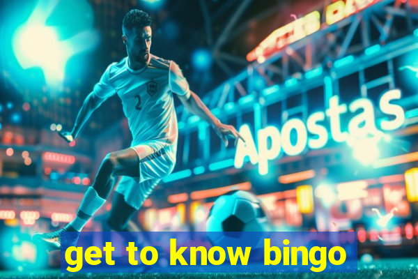 get to know bingo