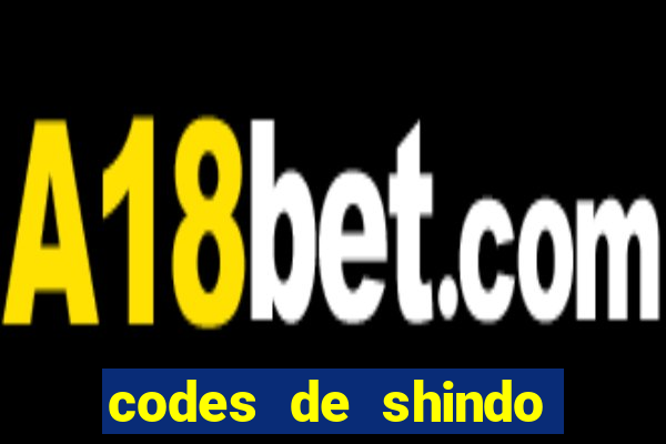 codes de shindo life blaze