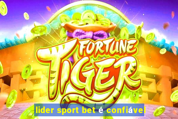 lider sport bet é confiável