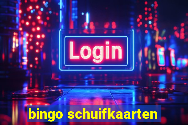 bingo schuifkaarten