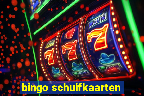 bingo schuifkaarten