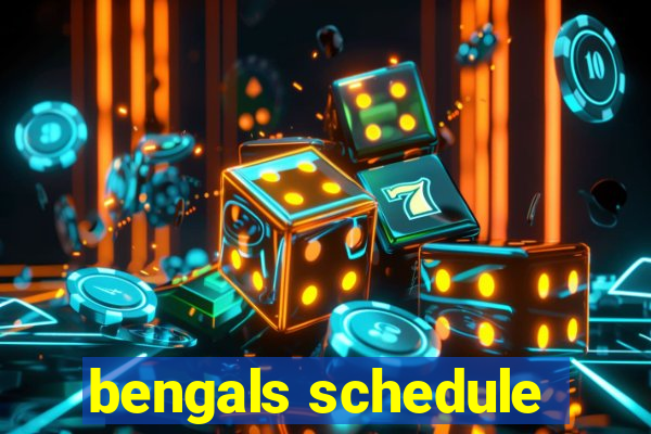 bengals schedule