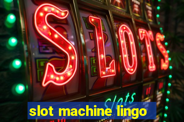 slot machine lingo