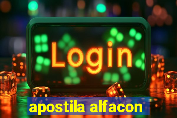 apostila alfacon