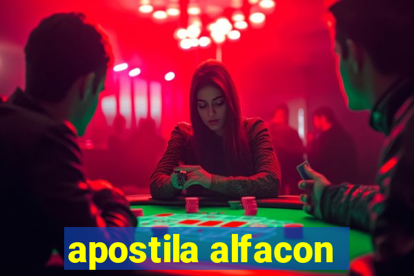 apostila alfacon