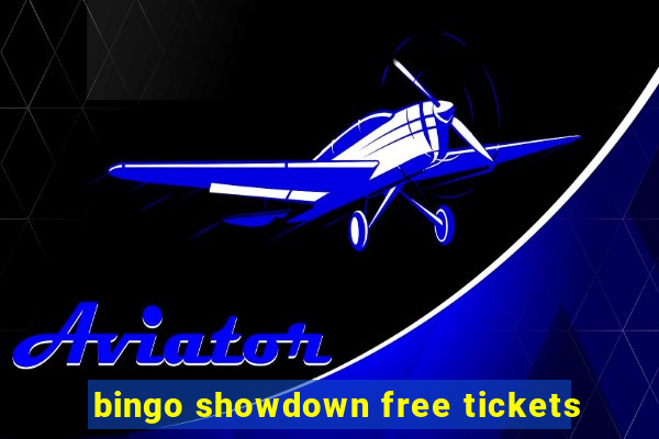 bingo showdown free tickets