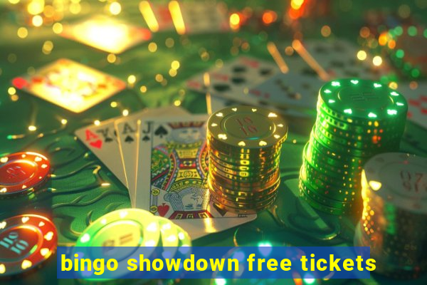 bingo showdown free tickets