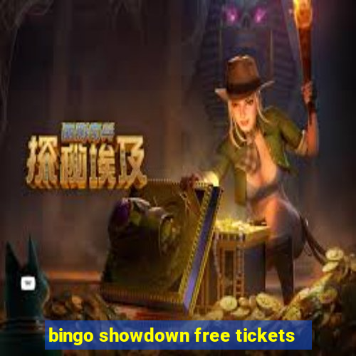 bingo showdown free tickets