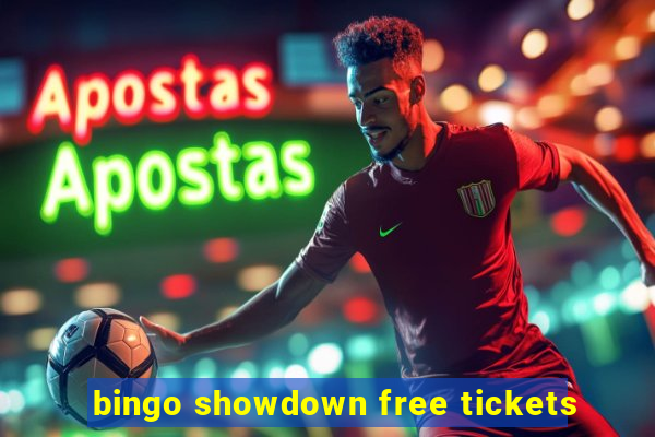 bingo showdown free tickets