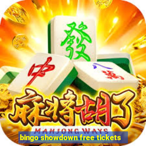 bingo showdown free tickets