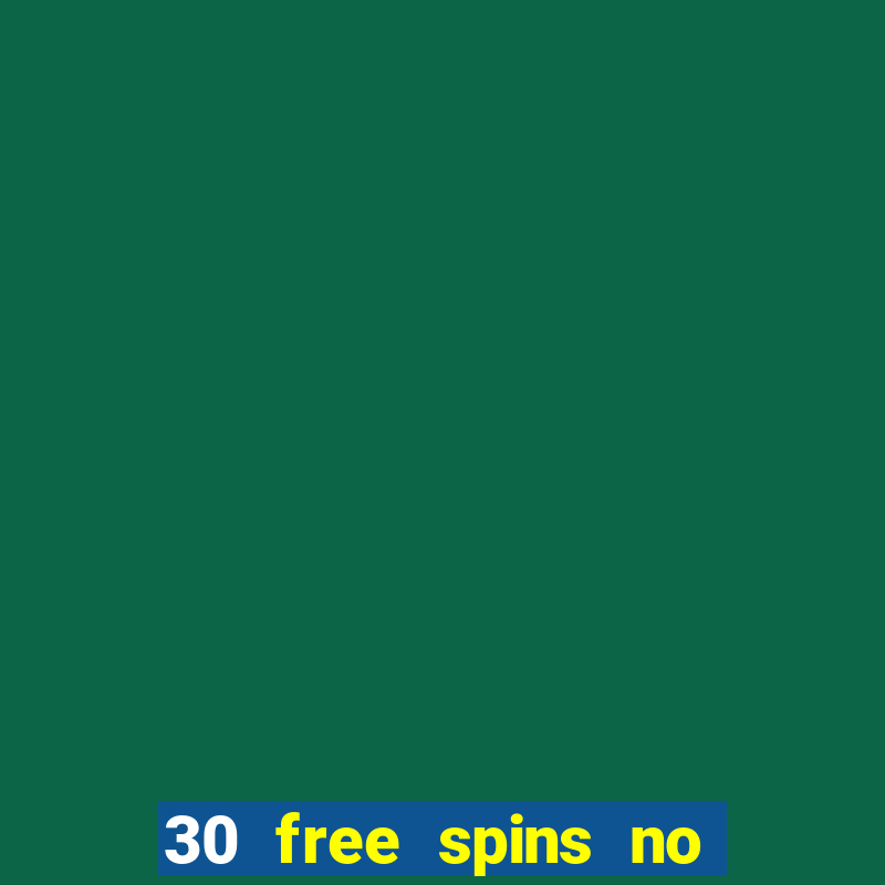 30 free spins no deposit paradise casino