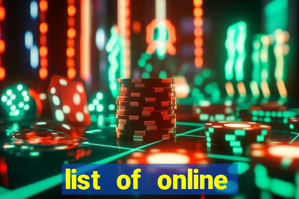 list of online slot sites