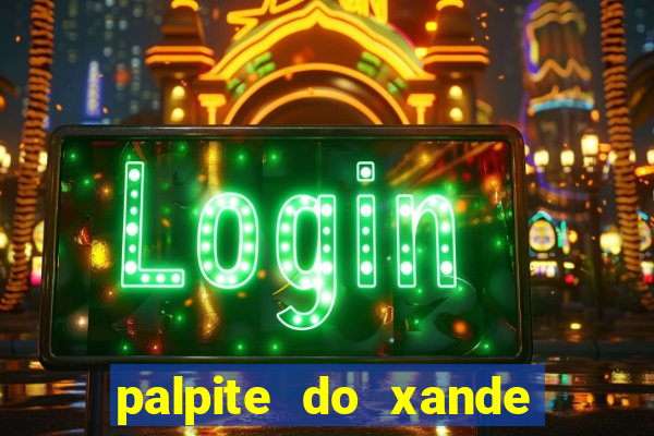 palpite do xande de hoje