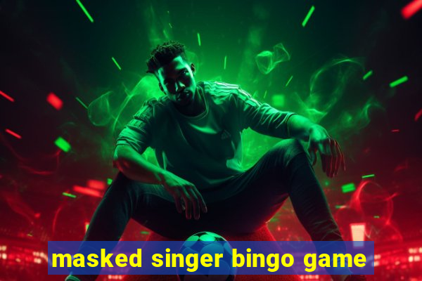 masked singer bingo game