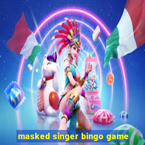 masked singer bingo game