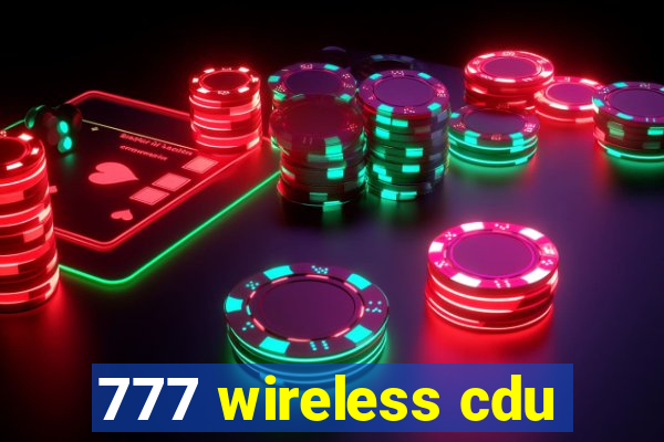 777 wireless cdu