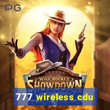 777 wireless cdu