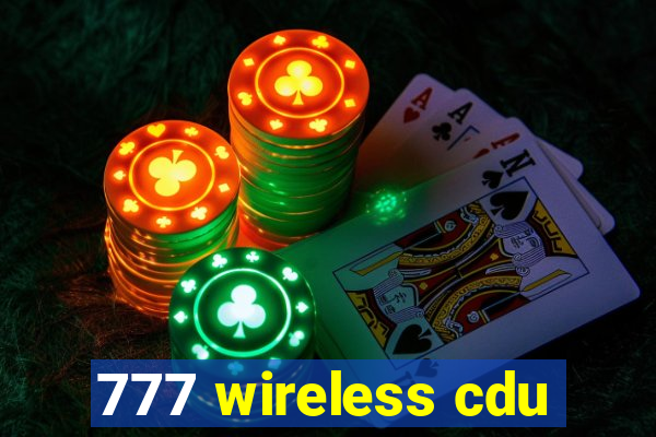 777 wireless cdu