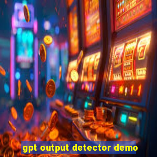 gpt output detector demo