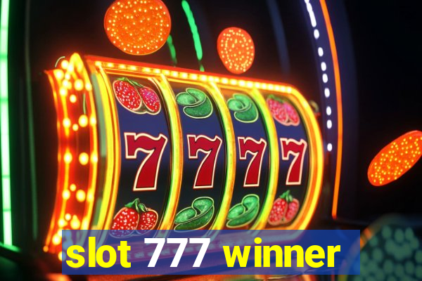 slot 777 winner