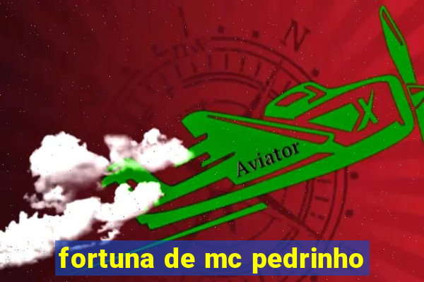 fortuna de mc pedrinho