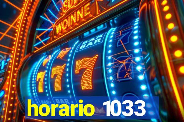 horario 1033