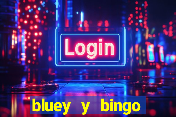 bluey y bingo bailando png