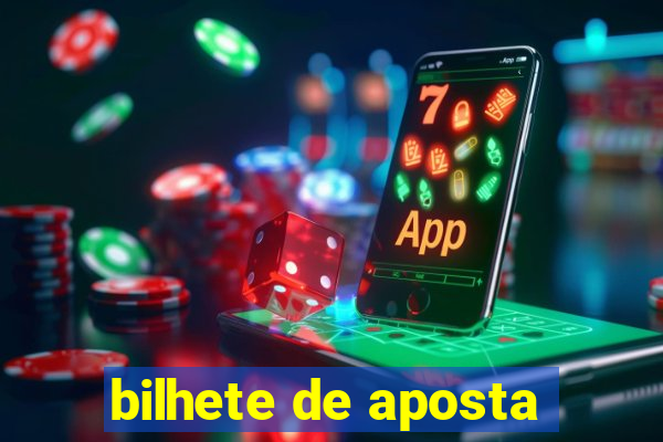 bilhete de aposta