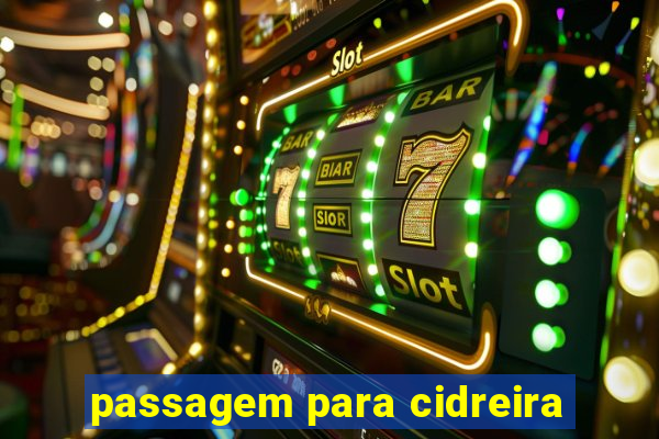 passagem para cidreira