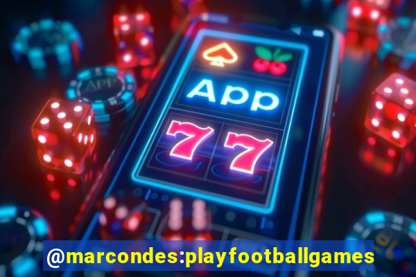 @marcondes:playfootballgames bingo football