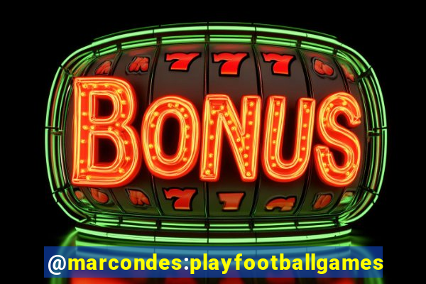 @marcondes:playfootballgames bingo football