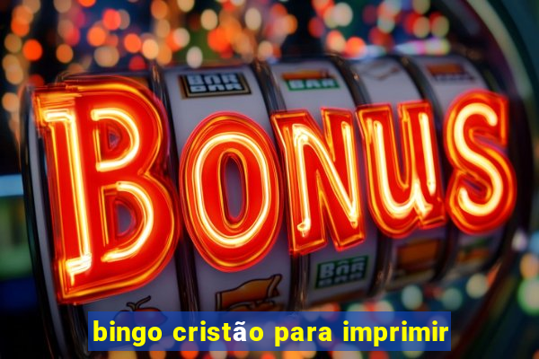 bingo cristão para imprimir