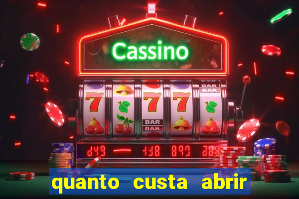 quanto custa abrir um cassino online