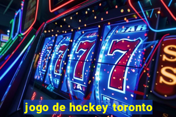 jogo de hockey toronto