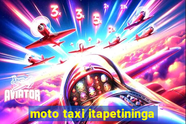 moto taxi itapetininga