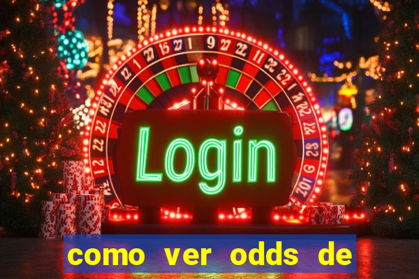 como ver odds de jogos passados